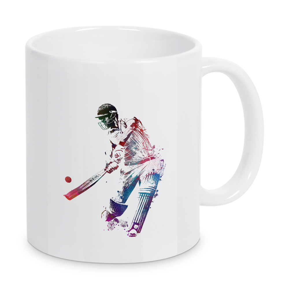 Tasse "Cricket-Sportkunst A" artboxONE - Sport,Sport / Motivation - Cricket,Sport,Spiel,Cricket,Grafik,Illustration