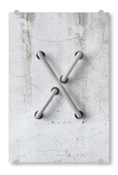 Acrylglasbild "Neon Alphabet Off - X" artboxONE - Buchstaben / X - Buchstabenset-neon2,Buchstabe-x,X,Buchstabe,Abc,Alphabet,Neon sign,Neon art