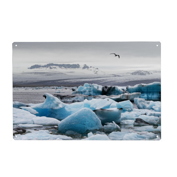 Holzbild "Eiswelt" artboxONE - Natur