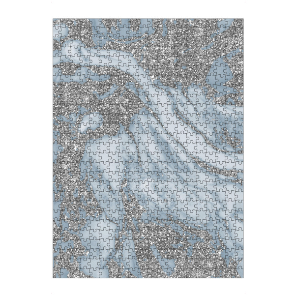 Puzzle Ravensburger "Silver Crush | Glitter Marble" artboxONE - Abstrakt,Marmor - Marmor,Glitzer - Bild marmor