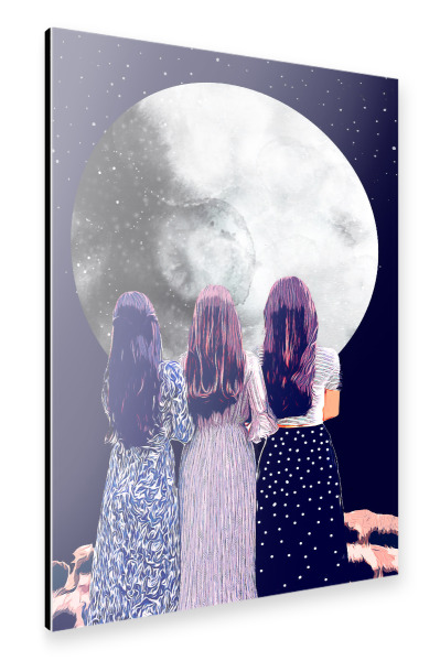 Alu-Dibond "Bffs design" 30x20 cm artboxONE