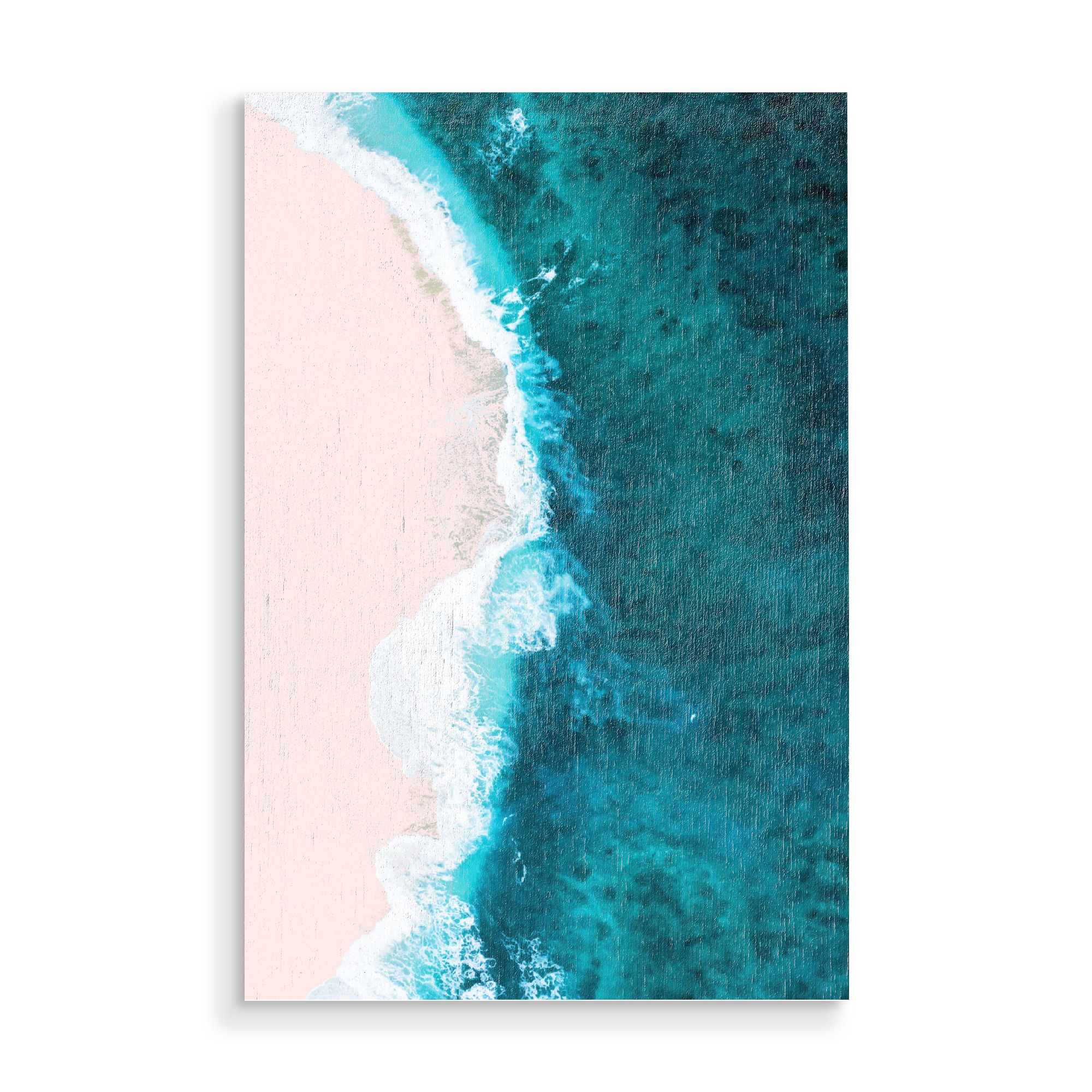 Holzbild "Sagar" artboxONE - Natur,Reise / Strand und Meer - Ocean,Sea,Summer,Beach,Water,Waves