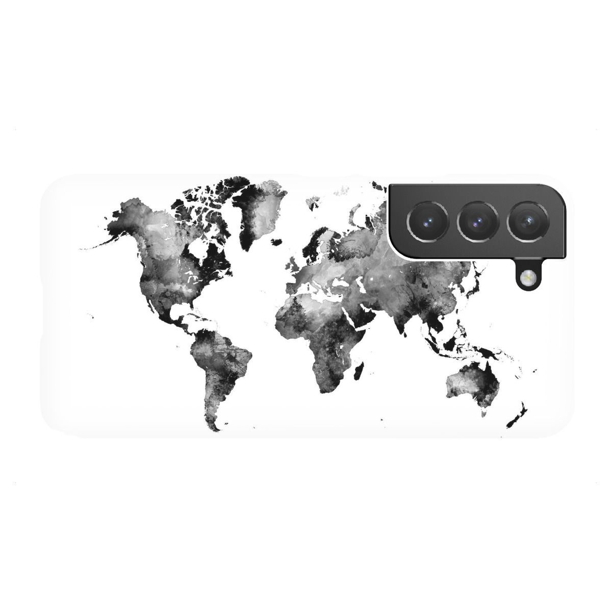 "World map white and black"für Samsung Galaxy - Premium-Case Handyhülle artboxONE