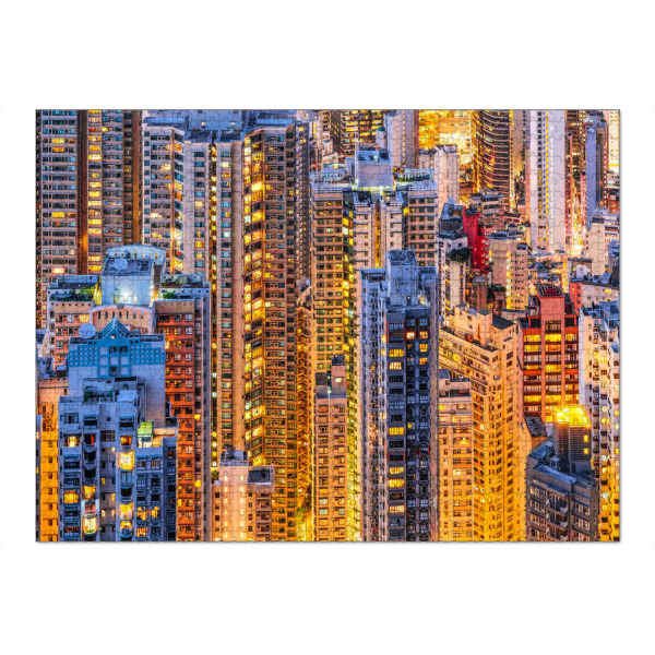 Puzzle Ravensburger "Hong Kong Density" artboxONE - Architektur,Städte / Weitere - Hong kong,Hongkong,China,Asia,Skyscrapers,Buildings,Architecture