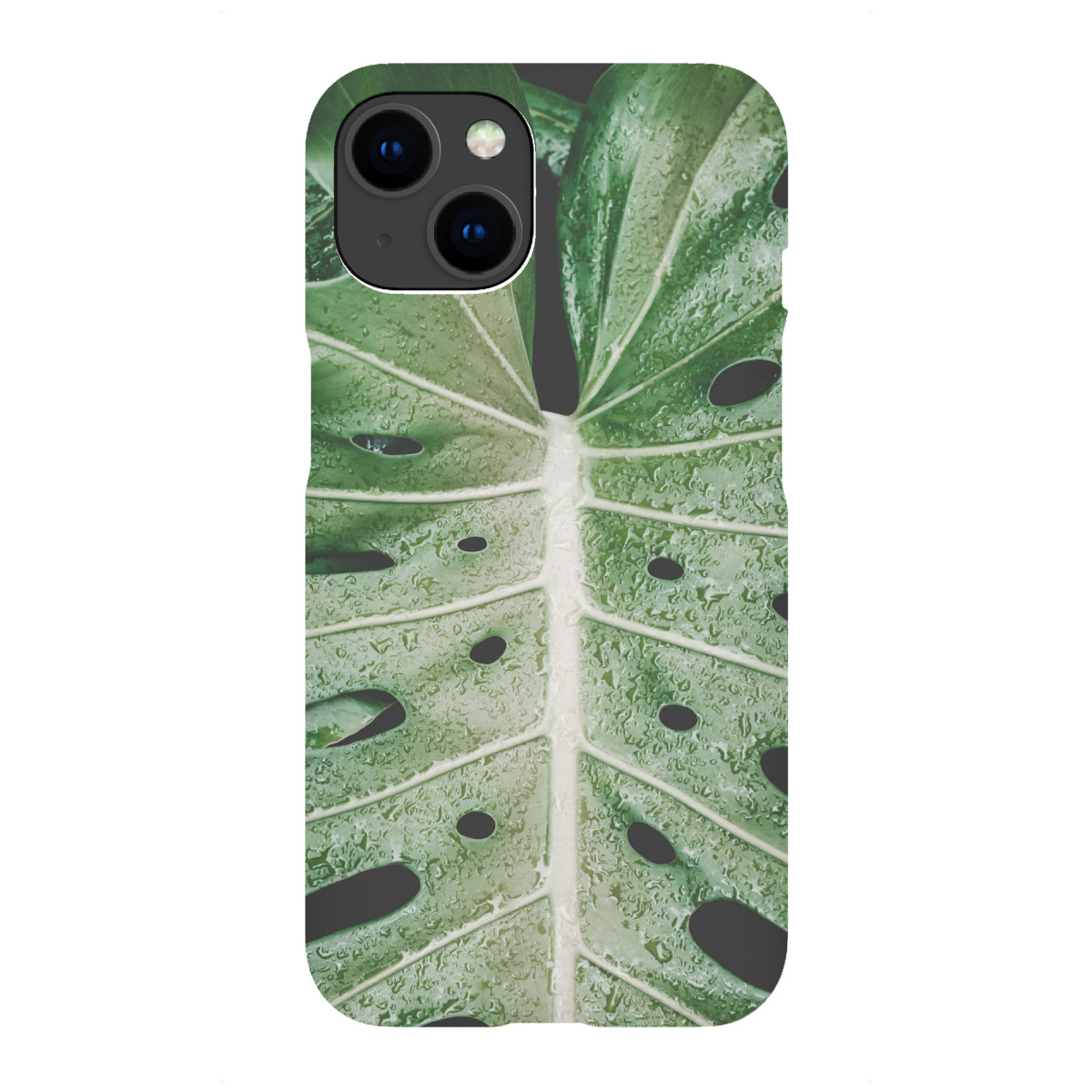 iPhone "Monstera leaf photography" Premium-Case Handyhülle artboxONE
