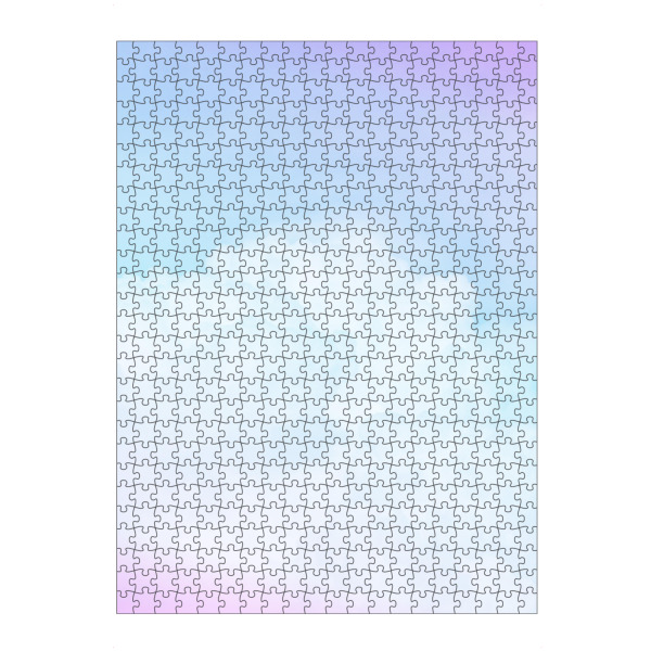 Puzzle Ravensburger "Happy Pastel Clouds - Pink Lila" artboxONE - Abstrakt - Himmel,Wolken - Bild himmel