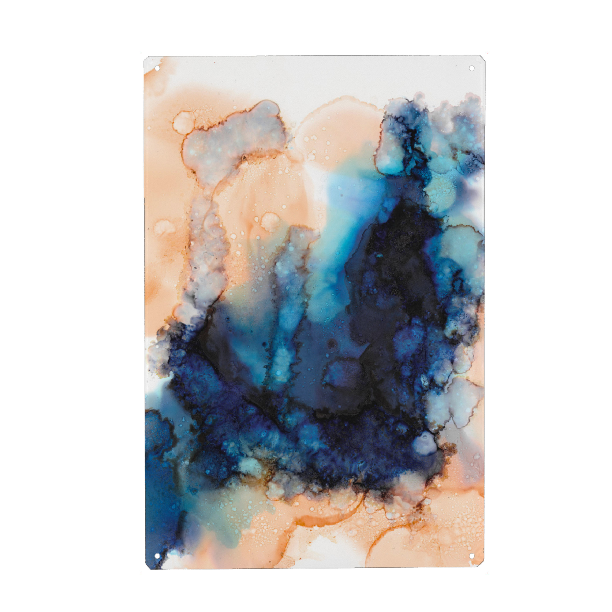 Metall Poster "Abstract Ink" artboxONE - Abstrakt - Tinte,Abstrakt,Abstract,Ink,Colorful,Bunt - Blechschild