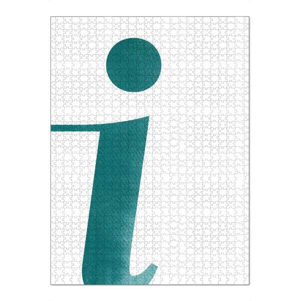 Puzzle Ravensburger "Mint I" artboxONE - Buchstaben / I - Buchstaben,Typography,Typografie - Bild buchstaben