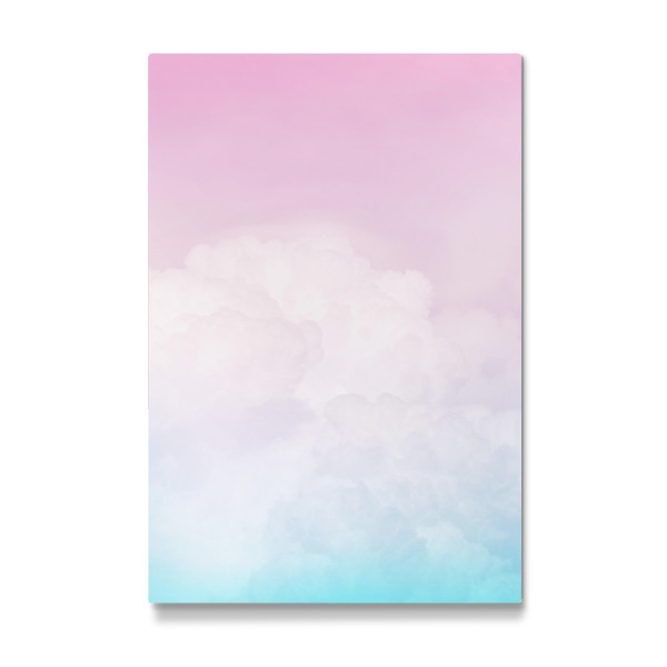Galerie-Print "Happy Pastel Clouds - Aqua Pink" 30x20 cm artboxONE