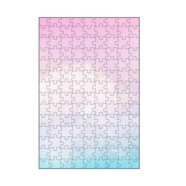 artboxONE Puzzle "Happy Pastel Clouds - Aqua Pink" artboxONE - Abstrakt - Himmel,Wolken,Pastell - Bild himmel