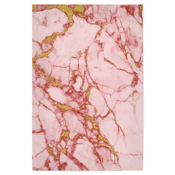 Poster "Blush Gold Marble-II" artboxONE - Abstrakt - Graphic,Pattern,Marble,Blush,Glamor,Nature,Gold,Golden,Sparkle,Metallic,Shine,Shimmer,Faux gold