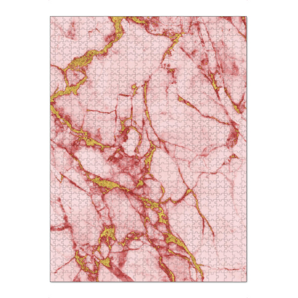 Puzzle Ravensburger "Blush Gold Marble-II" artboxONE - Abstrakt