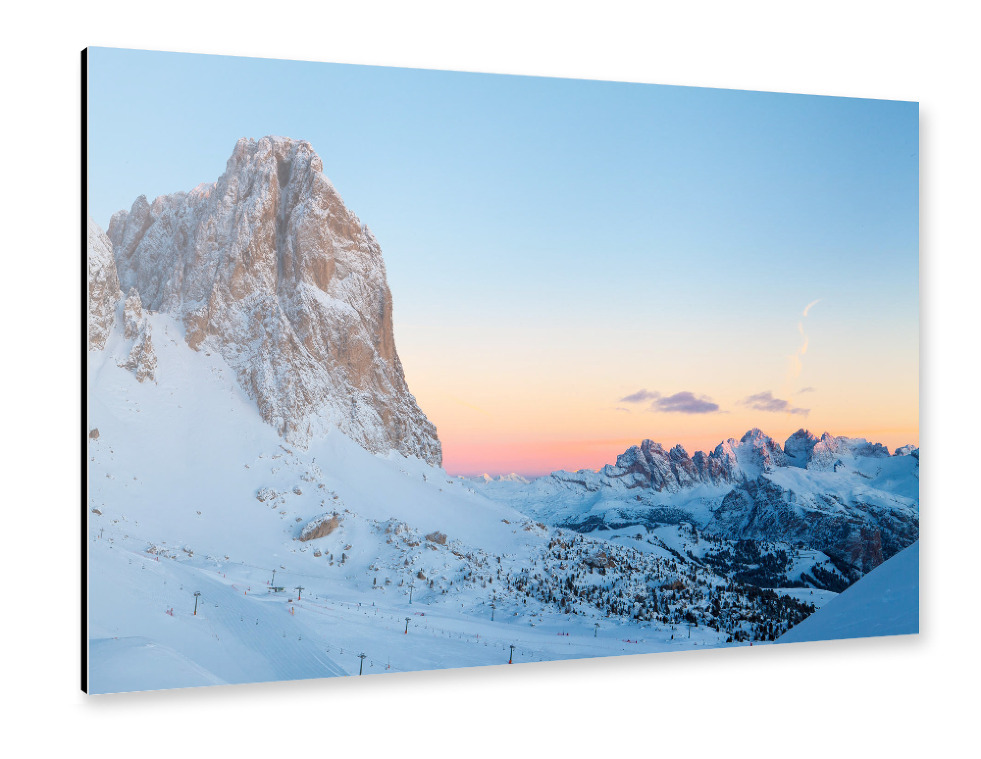 Alu-Dibond "Magia dell'alba" 75x50 cm artboxONE