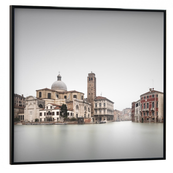 Poster mit schwarzem Rahmen 30x30 cm "San Geremia Venedig" artboxONE - Städte,Städte / Venedig