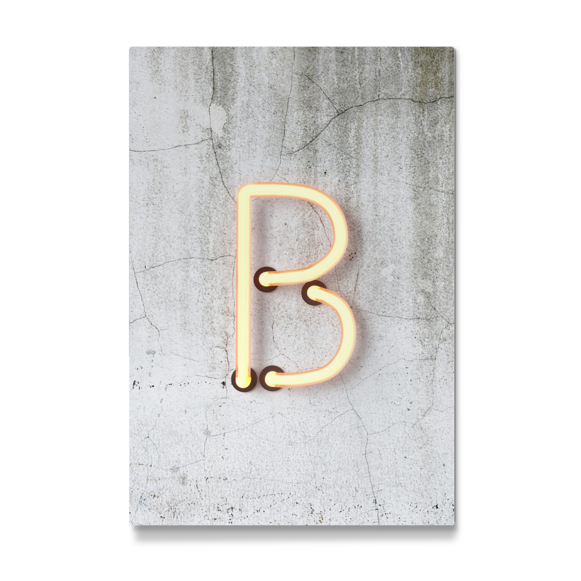 Galerie-Print "Neon Alphabet On - B" 30x20 cm artboxONE
