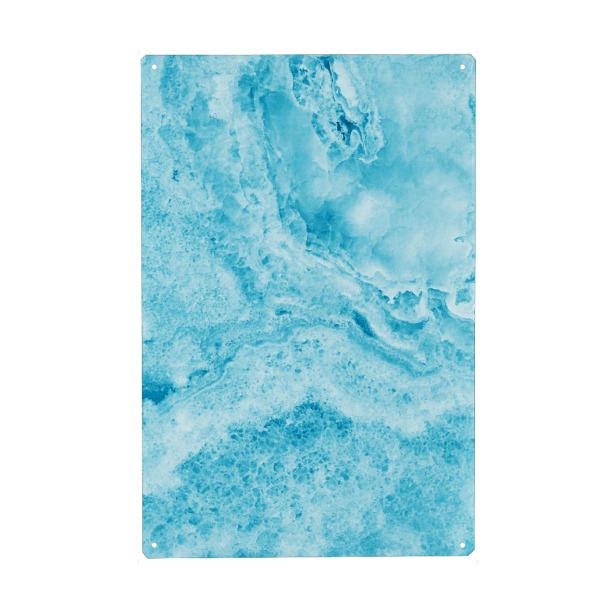 Holzbild "Aqua Marble Texture" artboxONE - Abstrakt,Marmor - Marmor