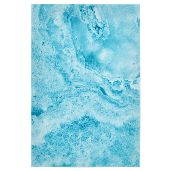 Poster 30x20 cm "Aqua Marble Texture" artboxONE - Abstrakt,Marmor - Marmor