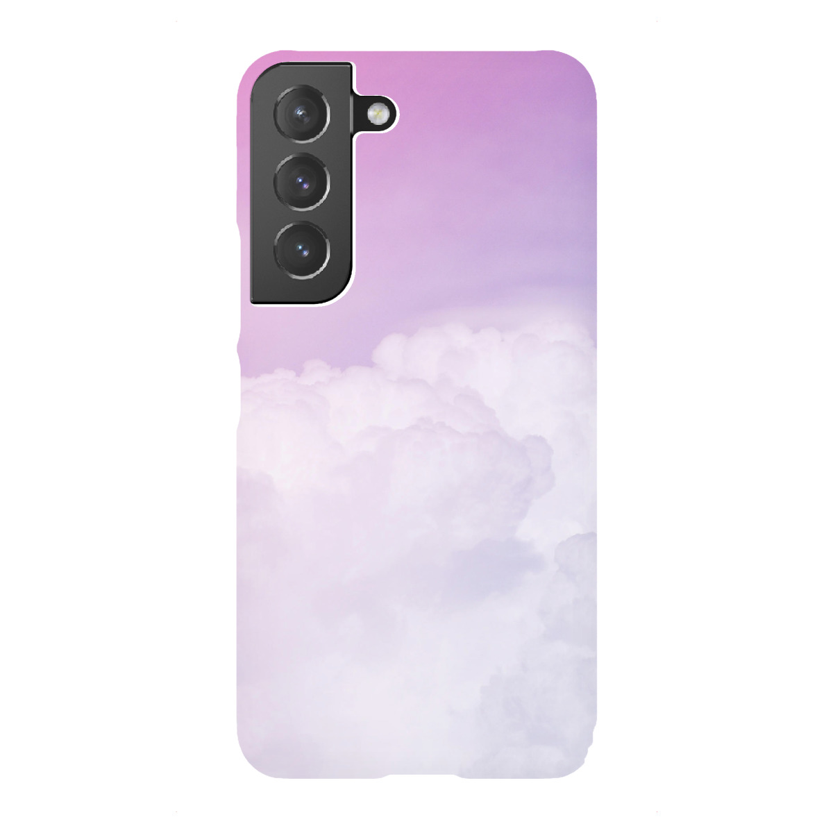 Samsung Galaxy "Happy Pastel Clouds - Lila Pink" Premium-Case Handyhülle artboxONE