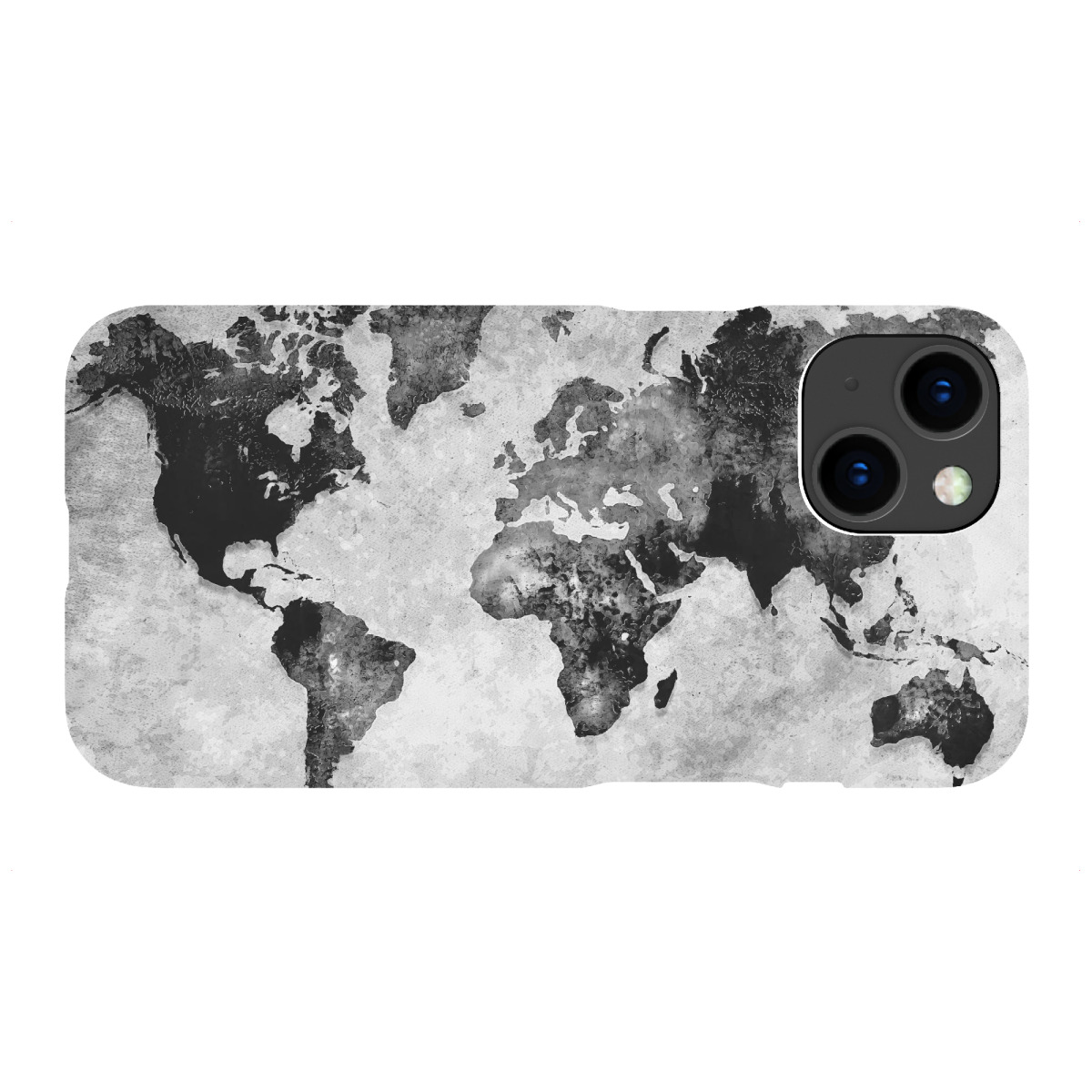 iPhone "World map black and white" Premium-Case Handyhülle artboxONE