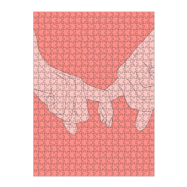 artboxONE Puzzle "Hands" artboxONE - Liebe