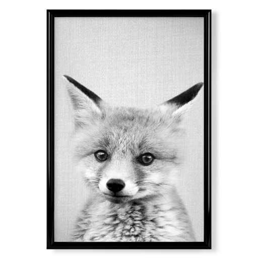 Baby Fox - Black & White