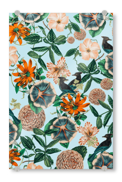 Acrylglasbild "Forest Birds" artboxONE - Natur,Floral