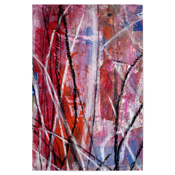 Poster 30x20 cm "Flying Dreams" artboxONE - Abstrakt - Acryl,Malerei,Abstrakt