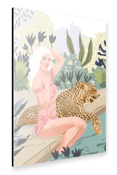 Alu-Dibond "How to Train Your Cheetah" 30x20 cm artboxONE