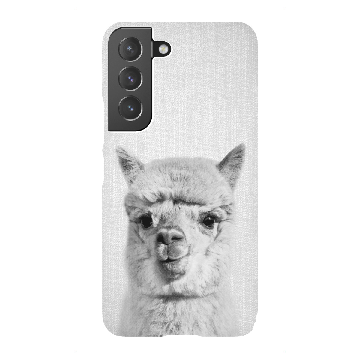 "Alpaca - Black & White"für Samsung Galaxy - Premium-Case Handyhülle artboxONE