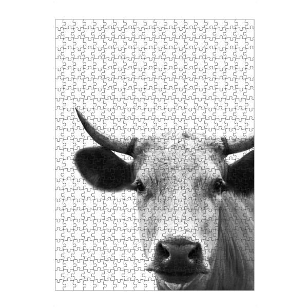 artboxONE Puzzle "Cow Photography" artboxONE - Tiere,Schwarzweiß