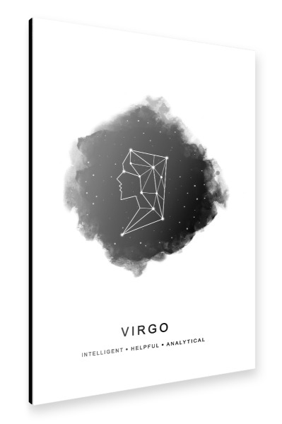 Alu-Dibond "Virgo Zodiac" 30x20 cm artboxONE