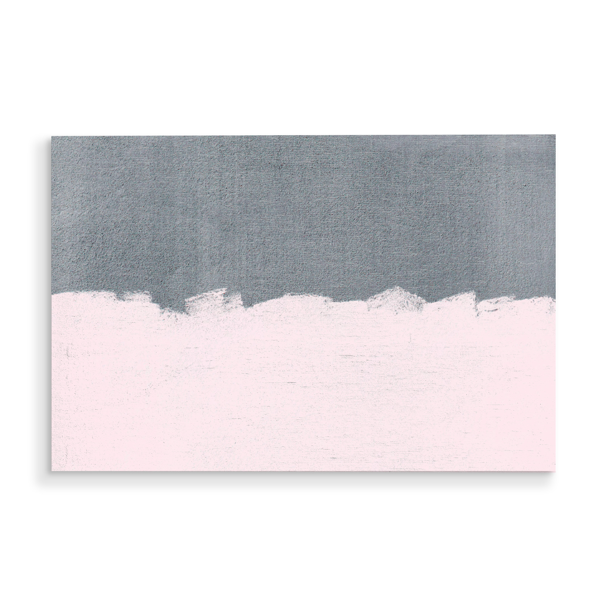 Holzbild "Classic Pastel" artboxONE - Abstrakt - Acrylic,Pastel,Pastels,Grey,Gray,Pink,Blush,Texture,Minimal