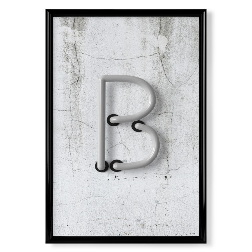 Neon Alphabet Off - B