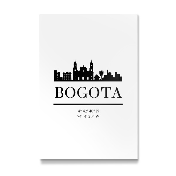Galerie-Print "BOGOTA COLOMBIA BLACK SKYLINE ART" 30x20 cm artboxONE