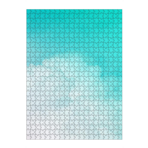 Puzzle Ravensburger "Happy Pastel Clouds - Türkis" artboxONE - Abstrakt