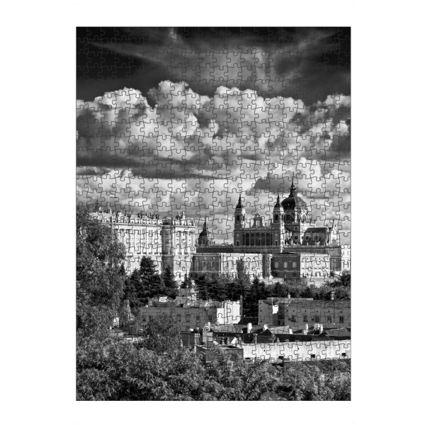 artboxONE Puzzle "Madrid in Black and White" artboxONE - Städte,Reise,Schwarzweiß,Architektur