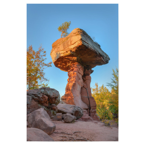 Poster "Teufelstisch Pfälzerwald" artboxONE - Natur - Rheinland-pfalz,Felsen,Hinterweidenthal,Teufelstisch,Pfälzerwald,Natur