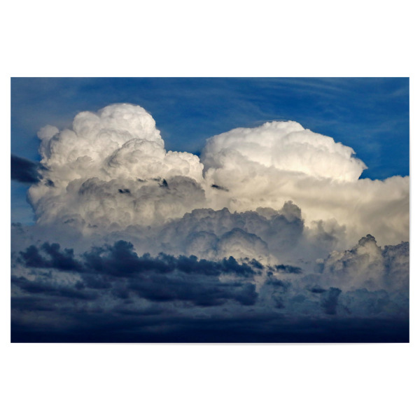 Poster 30x20 cm "Gewitterwolkenformation" artboxONE - Natur - Wolken,Gewitter,Himmel,Watte,Unwetter