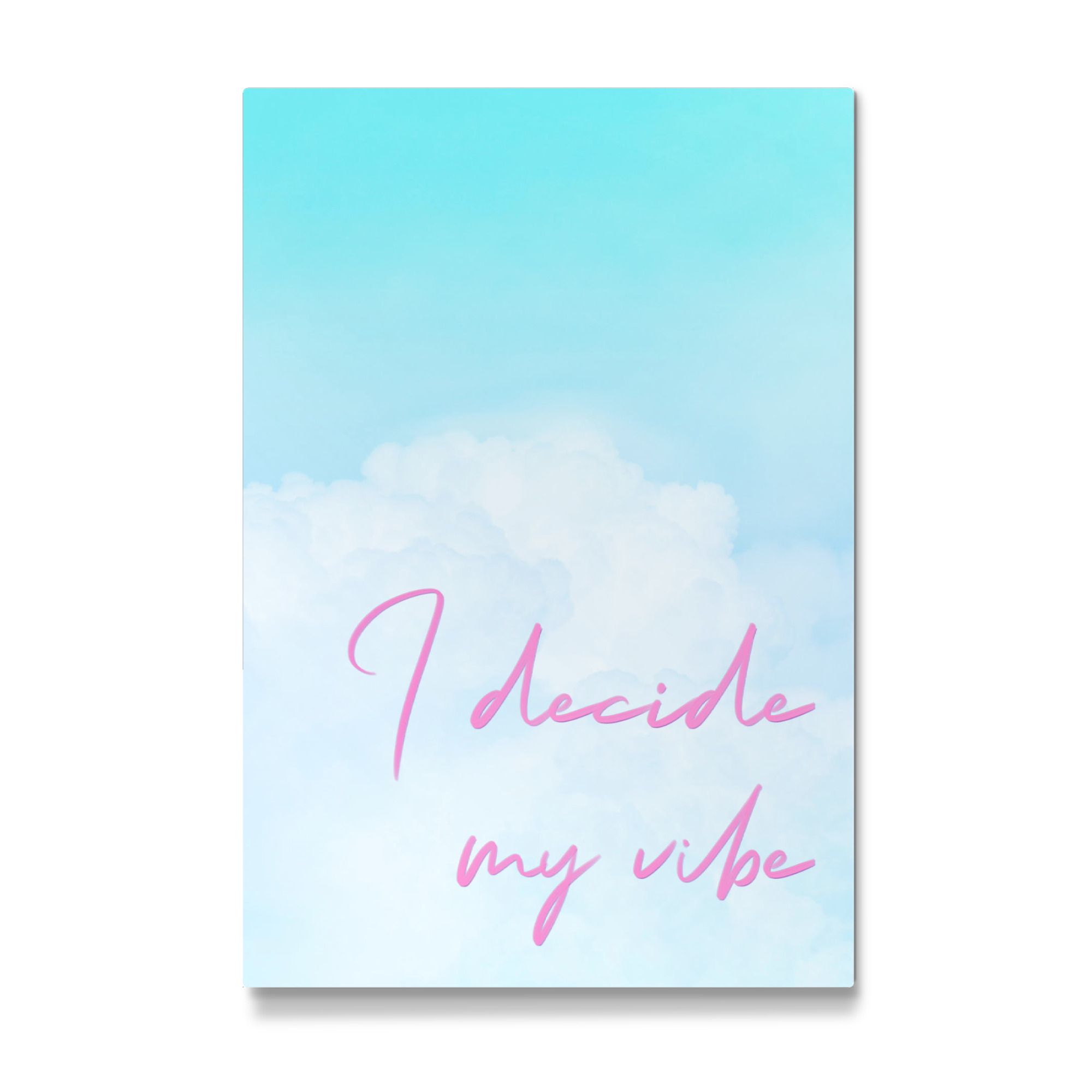 Galerie-Print "I decide my Vibe" 75x50 cm artboxONE