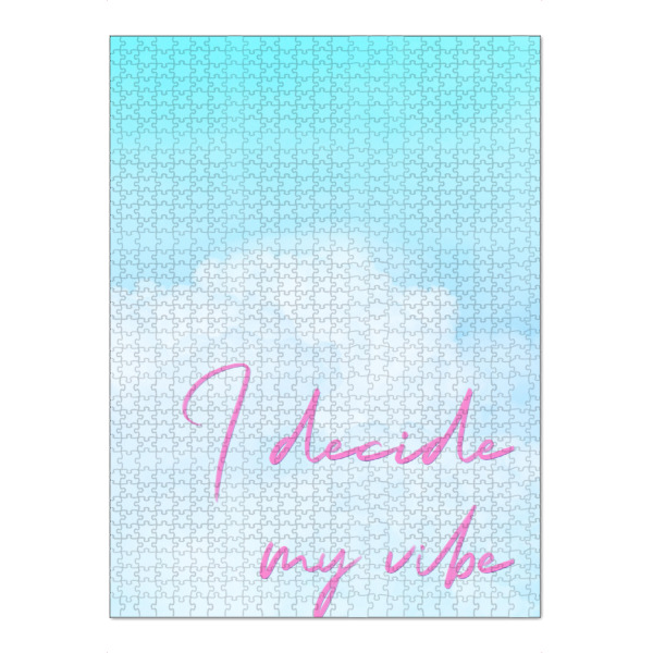 Puzzle Ravensburger "I decide my Vibe" artboxONE - Typografie,Festivals