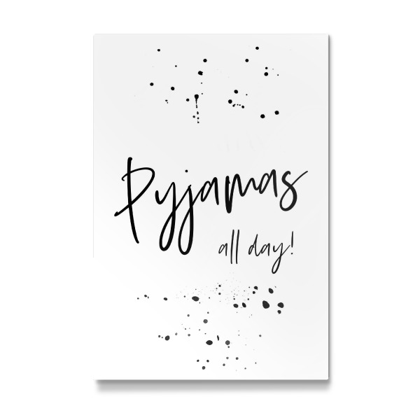 Galerie-Print "Text Art PYJAMAS ALL DAY" 30x20 cm artboxONE