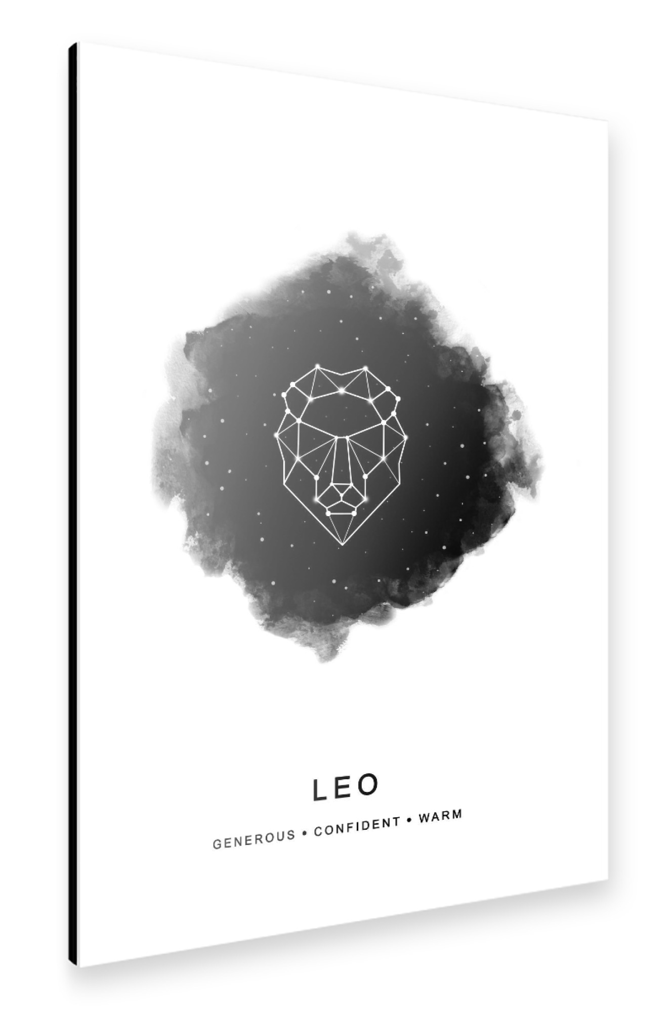 Alu-Dibond "Leo Zodiac Constellation" 75x50 cm artboxONE