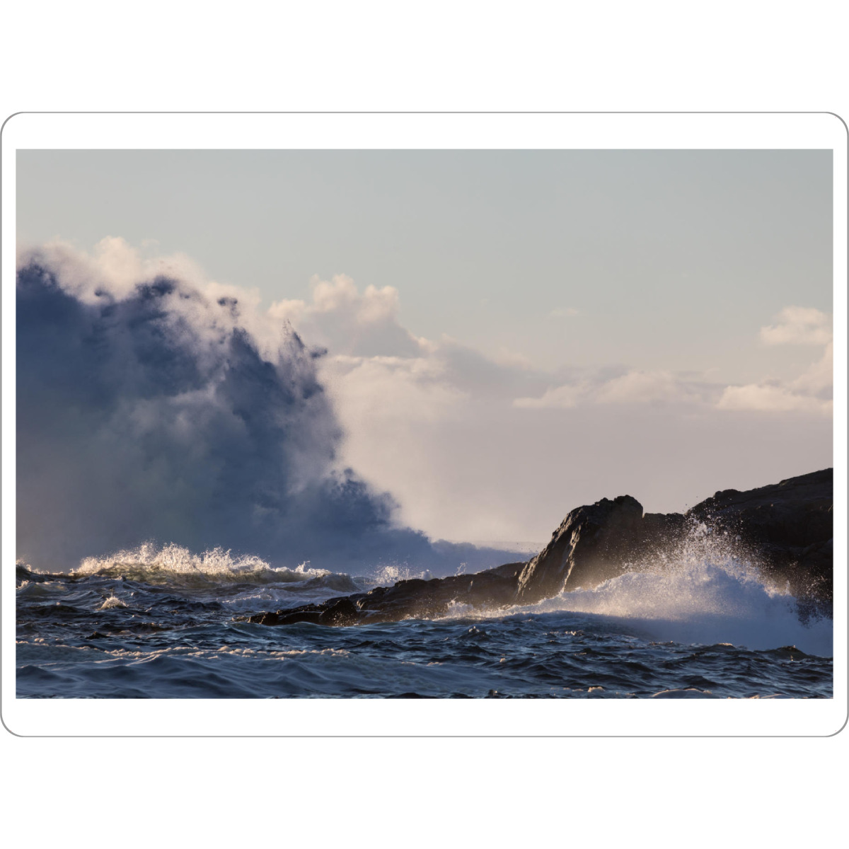 Tischset "Smashing Wave" artboxONE - Natur,Reise / Strand und Meer - Vesteralen,Vesterålen,Norwegen,Meer,Wellen - Bild vesteralen