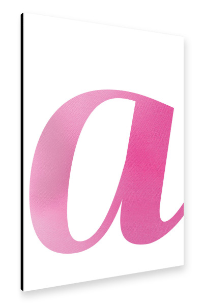 Alu-Dibond "Pink A" 30x20 cm artboxONE