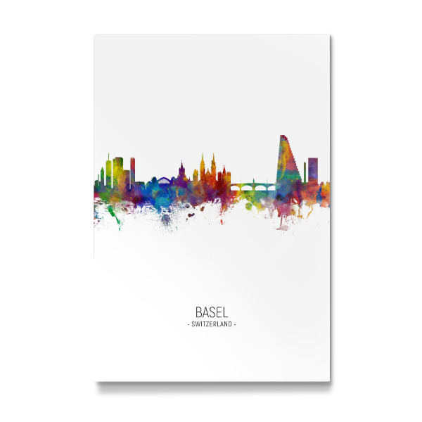 Galerie-Print "Basel Skyline Portrait" 30x20 cm artboxONE
