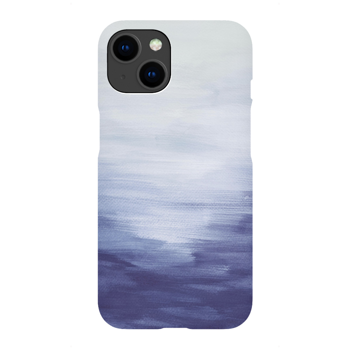 iPhone "INDIGO WATERCOLOR PAINTING" Premium-Case Handyhülle artboxONE