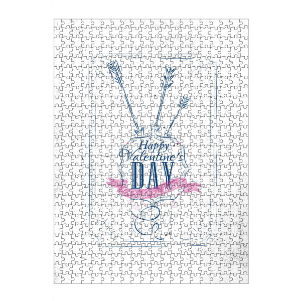 artboxONE Puzzle "Happy Valentine's day" artboxONE - Liebe - Cupid,Valentines,Love,Romantic,Arrow - Bild cupid