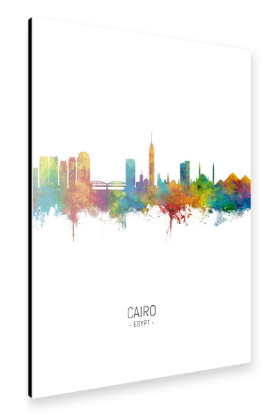 Alu-Dibond "Cairo Skyline Portrait" 30x20 cm artboxONE