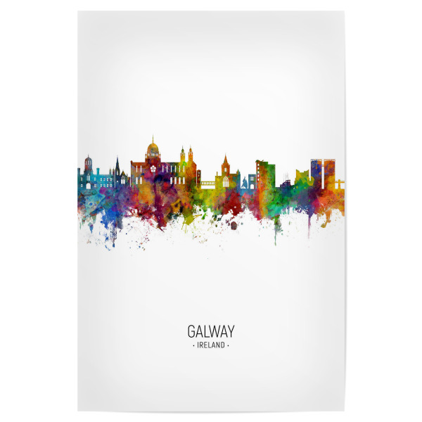Poster 30x20 cm "Galway Skyline Portrait" artboxONE - Städte - Galway,Ireland
