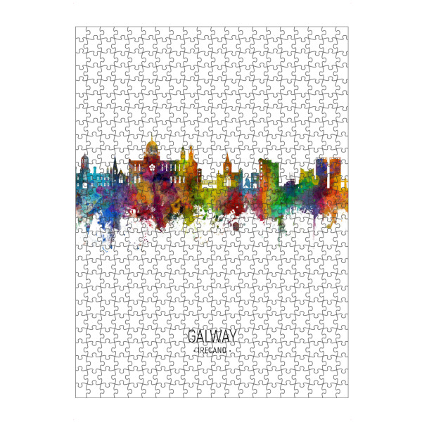 artboxONE Puzzle "Galway Skyline Portrait" artboxONE - Städte - Galway,Ireland - Bild galway